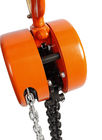 HSZ-Eの円形のタイプ手動チェーン ブロック オレンジ2トンOEM手のチェーン起重機