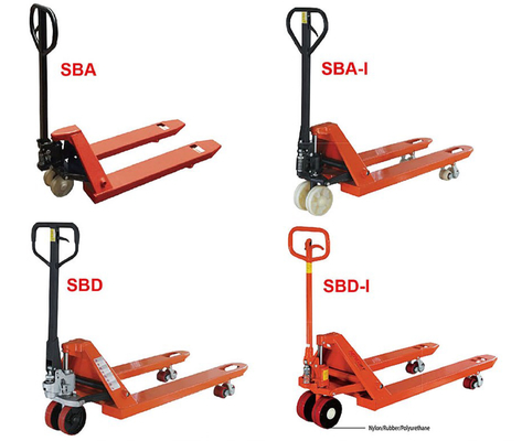 フォークリフト150mm 手動パレットトラック 1トンの負荷容量