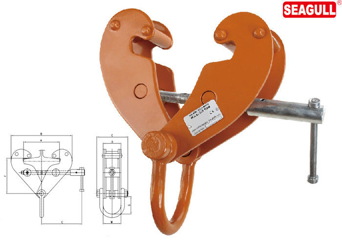 手動のビーム クランプ構造の使用のための持ち上がるクランプ手錠のタイプ